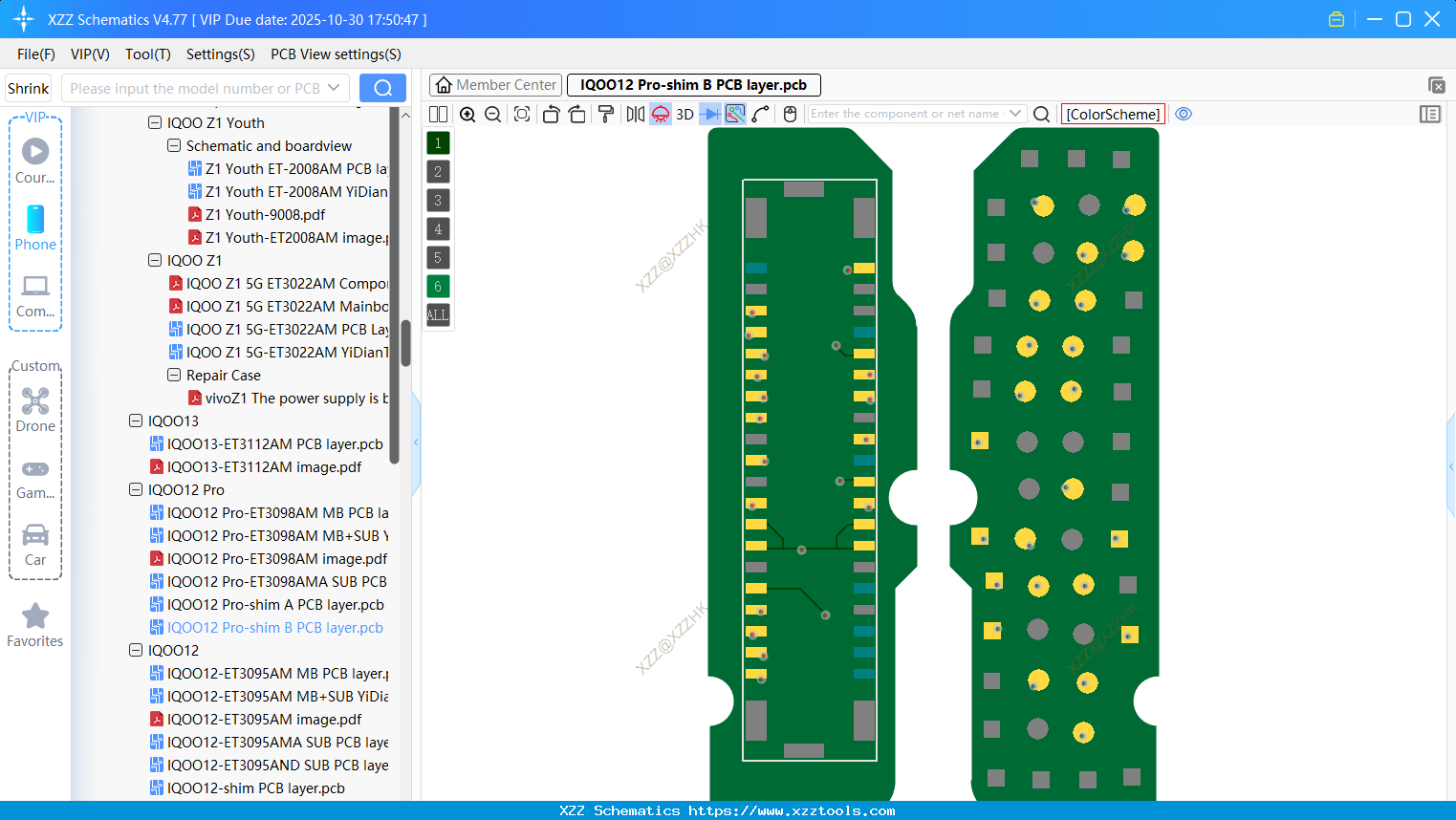 VIVO IQOO12 Pro-shim B PCB Layer